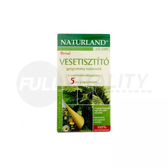 NATURLAND TEAKEVERÉK VESETISZTÍTÓ FILTERES 20DB