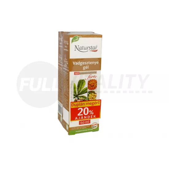 NATURSTAR VADGESZTENYE GÉL FORTE DUPLA 2X60ML