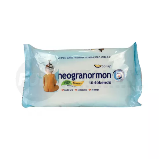 NEOGRANORMON BABY TÖRLŐKENDŐ ALOE VERA + KAMILLA 55DB