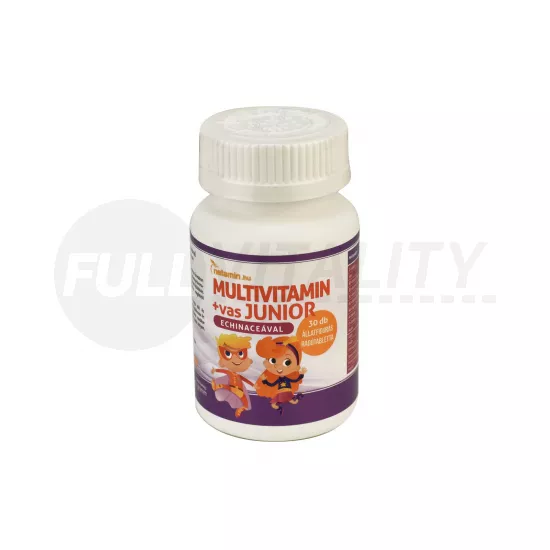 NETAMIN MULTIVITAMIN +VAS JUNIOR RÁGÓTABLETTA ECHINACEÁVAL 30DB