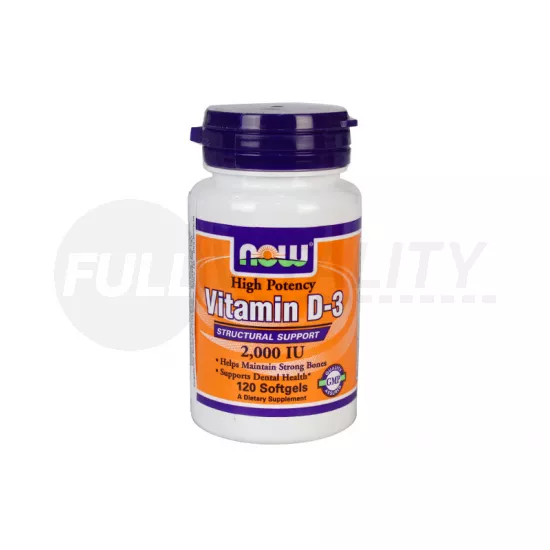 NOW D-3 VITAMIN 2000IU KAPSZULA 120DB