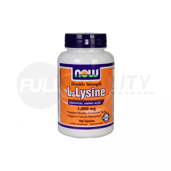 NOW L-LYSINE 1000MG TABLETTA 100DB