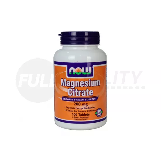NOW MAGNÉZIUM CITRÁT 200MG TABLETTA 100DB