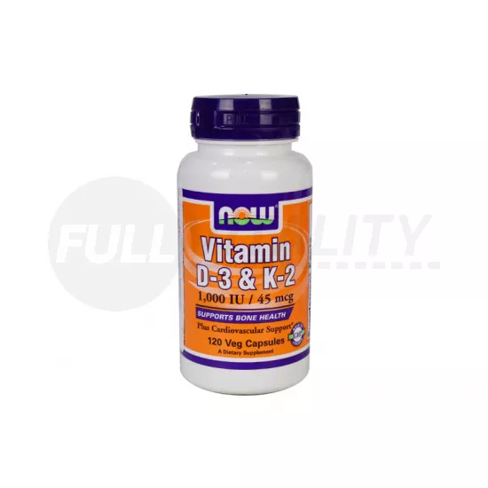 NOW  VITAMIN D-3 & K-2 KAPSZULA 120 DB