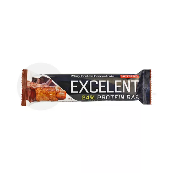 NUTREND EXCELENT FEHÉRJESZELET CSOKOLÁDÉ MOGYORÓVAL TEJCSOKOLÁDÉVAL 85G