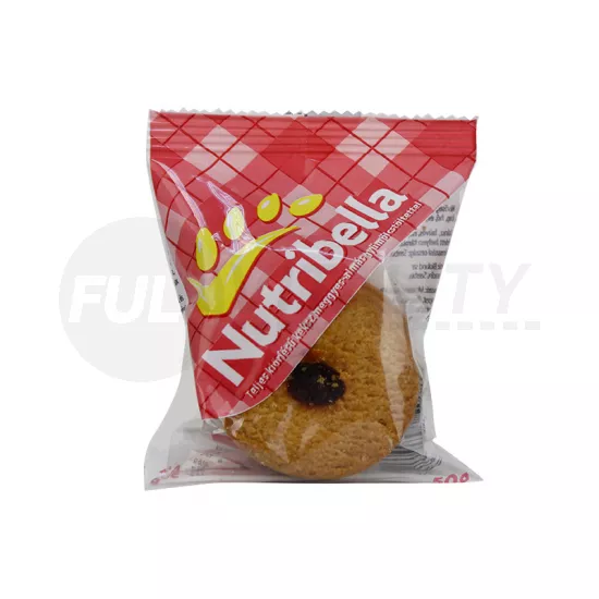 NUTRIBELLA TELJES KIŐRLÉSŰ KEKSZ MEGGYES-ALMÁS GYÜMÖLCSTÖLTETTEL 50G