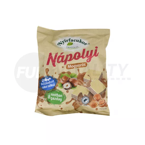 NYÍRFACUKOR NÁPOLYI MOGYORÓS HOZZÁADOTT CUKOR NÉLKÜL 180G