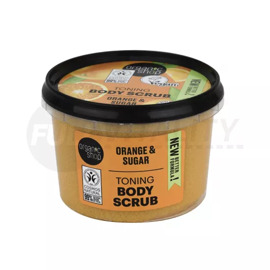 ORGANIC SHOP TONIZÁLÓ TESTRADÍR NARANCCSAL ÉS CUKORRAL 250ML