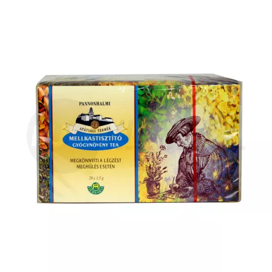 PANNONHALMI GYÓGYNÖVÉNY TEA MELLKASTISZTÍTÓ FILTERES 20DB