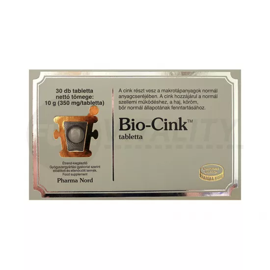 PHARMA NORD CINK TABLETTA 30DB