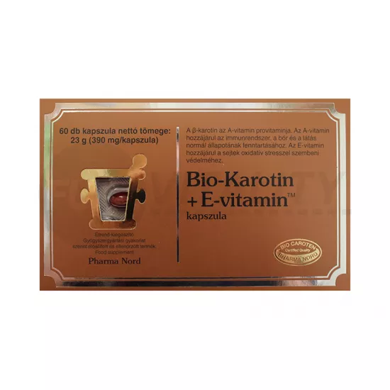 PHARMA NORD KAROTIN+E TABLETTA 60DB