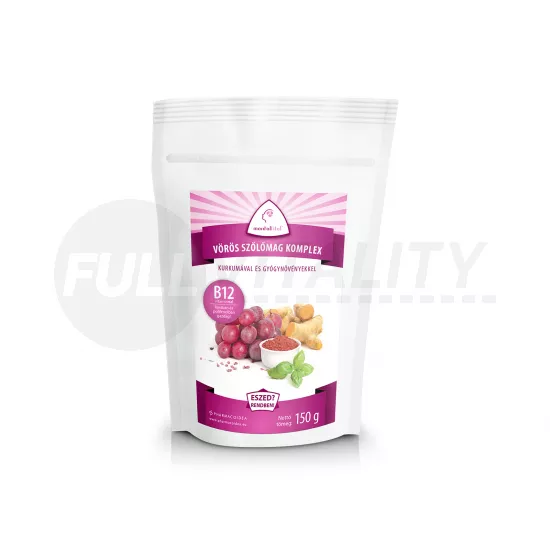 PHARMACOIDEA MENTALFITOL VÖRÖS SZŐLŐMAG KOMPLEX+B12 VITAMIN PORKEVERÉK 150G