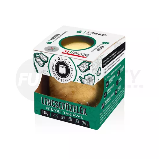 POLCZ ADALÉKMENTES KÉSZÉTELEK LENCSEFŐZELÉK FÜSTÖLT TARJÁVAL 350G
