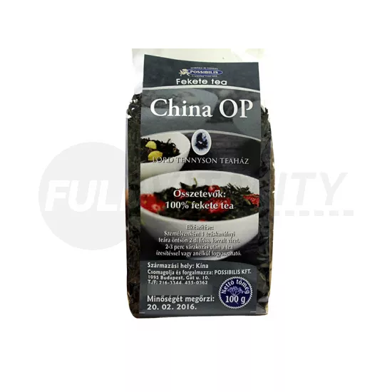 POSSIBILIS TEA CHINA OP FEKETE 100G