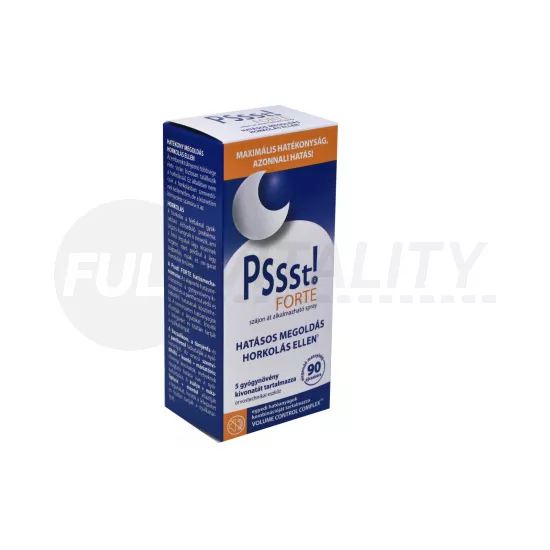 PSSST! FORTE TERMÉSZETES HORKOLÁSGÁTLÓ TERMÉK 25ML