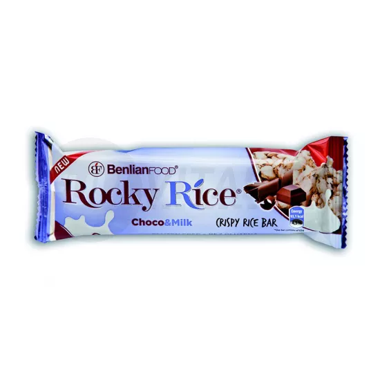ROCKY RICE PUFFASZTOTT RIZSSZELET TEJES CSOKI BEVONATTAL 18G