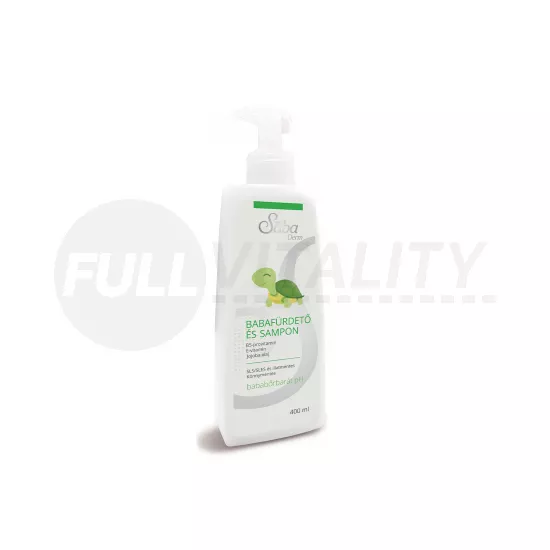 SÁBA BABA FÜRDETŐ ÉS SAMPON MENTES SLS/SLES ILLATANYAG ÉS SZÍNEZÉKTŐL 400ML