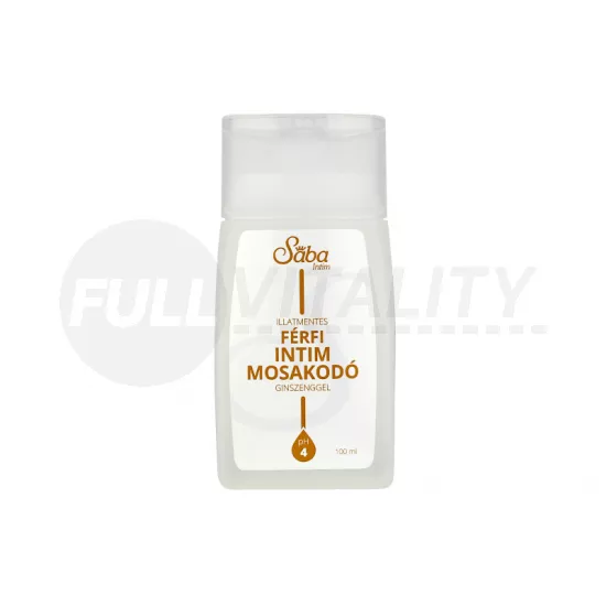 SÁBA ILLATMENTES FÉRFI INTIM MOSAKODÓ GINSZENGGEL 100ML