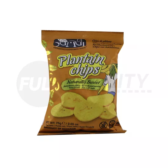 GLUTÉNMENTES SAMAI PLANTAIN (FŐZŐBANÁN) CHIPS NATÚR ÉDES 75G