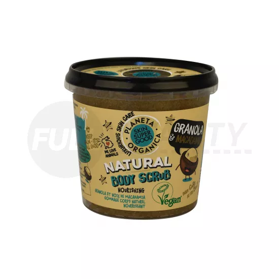 SKIN SUPER GOOD TERMÉSZETES TESTRADÍR GRANOLÁVAL-MAKADÁMDIÓVAL 360ML