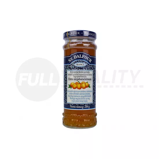 ST.DALFOUR DZSEM SÁRGABARACK HOZZÁADOTT CUKOR NÉLKÜL  284G