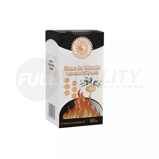 SUN MOON MACA ÉS VITAMIN  KAPSZULA FÉRFIAKNAK 60DB
