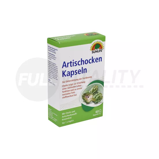 SUNLIFE ARTICSÓKA-KOLIN AZ EGÉSZSÉGES MÁJMŰKÖDÉSÉRT ÉTREND-KIEGÉSZÍTŐ KAPSZULA 60DB