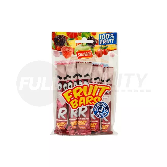 SUNVITA PIROS BOGYÓS GYÜMÖLCSSZELET 5X15G