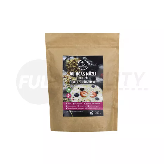 SZAFI FREE QUINOÁS MÜZLI LIOFILIZÁLT ERDEI GYÜMÖLCSÖKKEL 250G