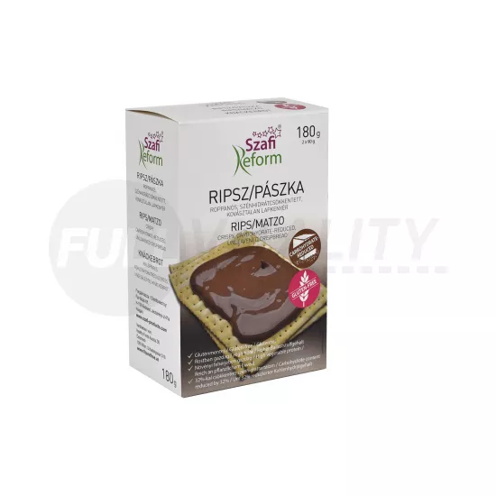 SZAFI REFORM GLUTÉNMENTES SZÉNHIDRÁTCSÖKKENTETT RIPSZ/PÁSZKA 180G