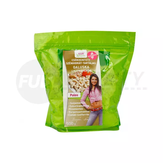 SZAFI REFORM PALEO CSÖKKENTETT SZÉNHIDRÁT-TARTALMÚ GALUSKA LISZTKEVERÉK 500G