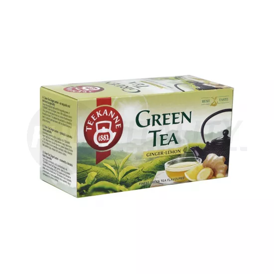 TEEKANNE ZÖLD TEA GYÖMBÉRES-CITROMOS 35G