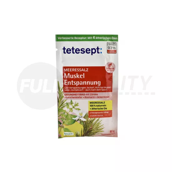 TETESEPT FÜRDŐSÓ EGY FÜRDÉSHEZ OLDJA A FESZÜLTSÉGET ELLAZÍT 80G