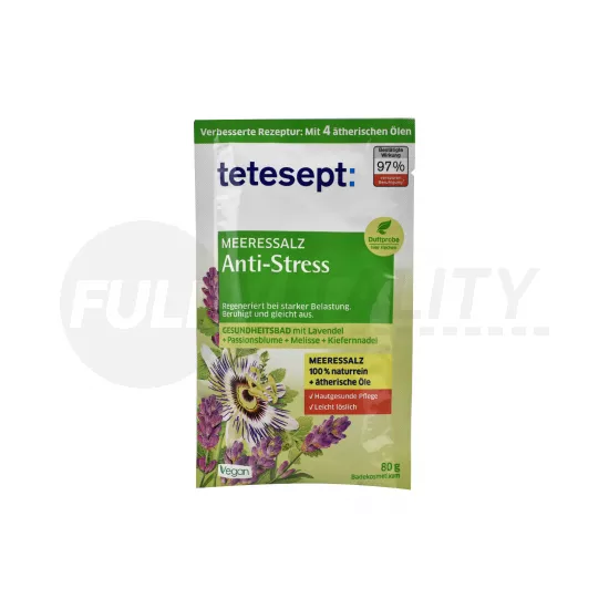 TETESEPT FÜRDŐSÓ EGY FÜRDÉSHEZ REGENERÁLÁS NYUGALOM ÉS KIEGYENSÚLYOZÁS 80G