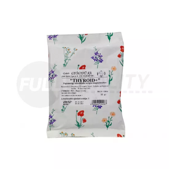 THYROID PAJZSMIRIGY TÚLMŰKÖDÉS TERÁPIA KIEGÉSZÍTÉSÉHEZ TEA 50G