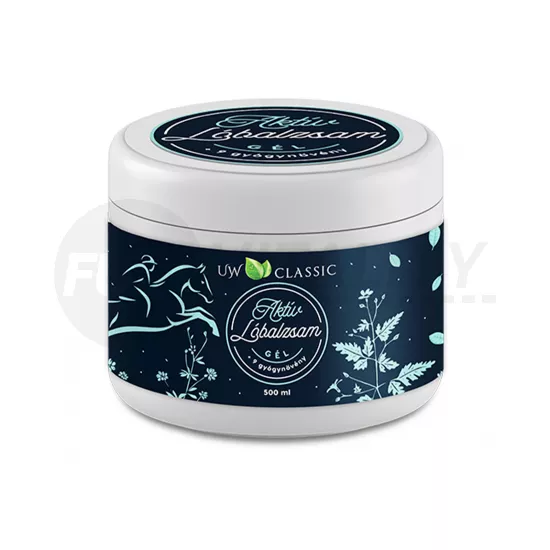 UW CLASSIC LÓBALZSAM AKTÍV GÉL+9 GYÓGYNÖVÉNY 500ML