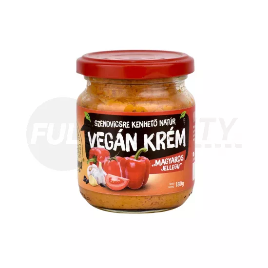 VEGABOND VEGÁN KRÉM MAGYAROS JELLEGŰ 180G
