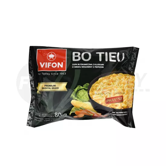 VIFON BO TIEU SZECSUÁNI INSTANT TÉSZTÁS LEVES (CSÍPŐS) 80G