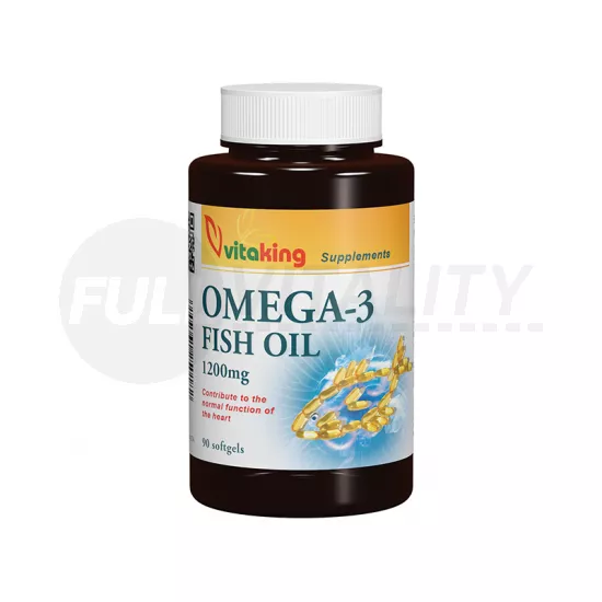 VITAKING OMEGA-3 HALOLAJ 1200MG GÉLKAPSZULA 90DB