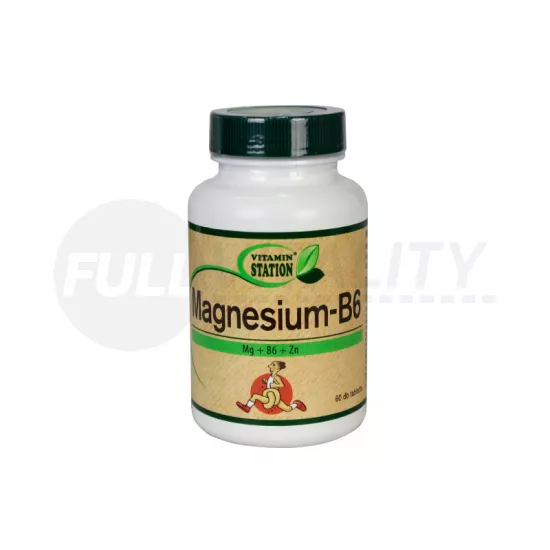 VITAMIN STATION MAGNÉZIUM-B6 TABLETTA 60DB