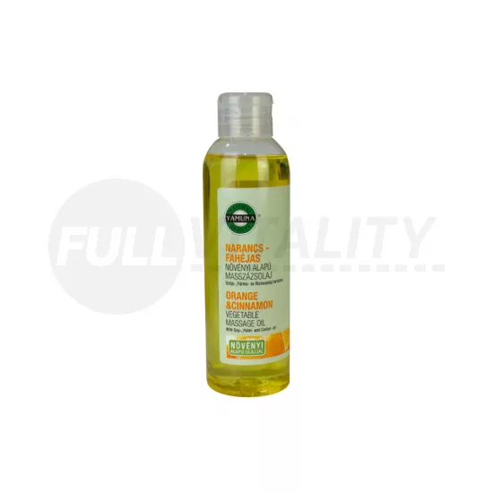 YAMUNA NÖVÉNYI MASSZÁZSOLAJ NARANCS-FAHÉJAS 250ML