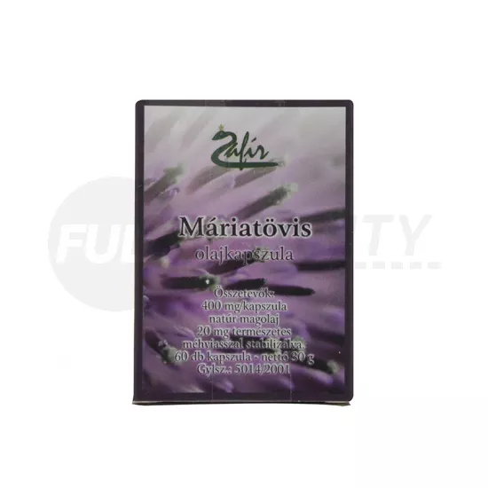 ZAFÍR MÁRIATÖVIS OLAJKAPSZULA 60DB