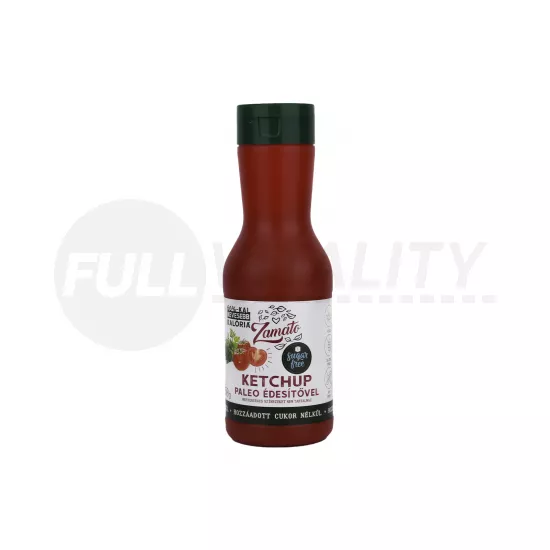 ZAMATO KETCHUP PALEO ÉDESÍTŐSZERREL 66%-KAL KEVESEBB KALÓRIA 450G