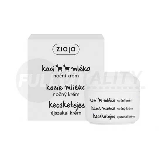 ZIAJA KECSKETEJES ÉJSZAKAI ARCKRÉM 50ML