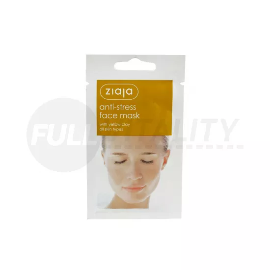 ZIAJA STRESSZOLDÓ ARCMASZK SÁRGA AGYAGGAL 7ML