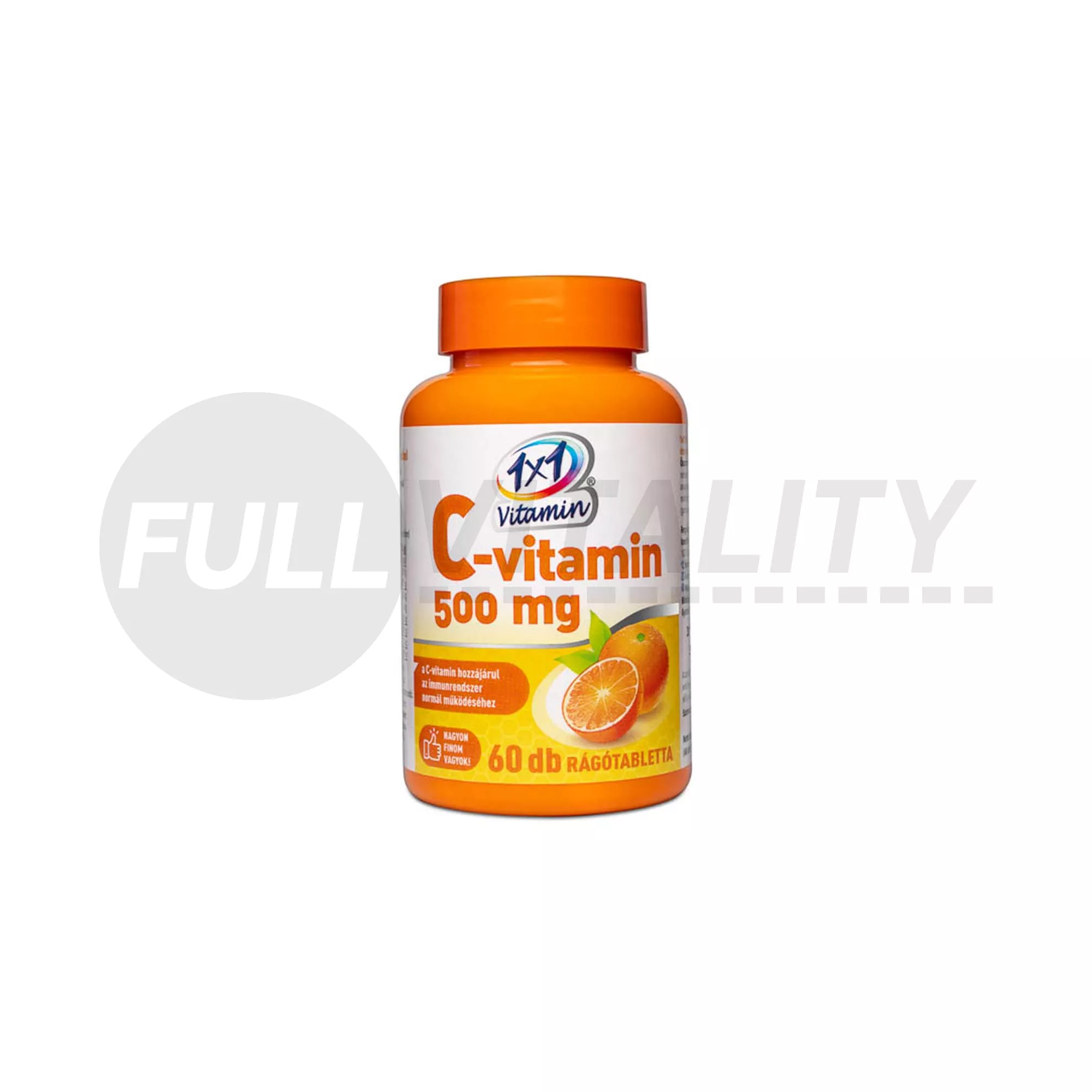 1X1 VITADAY RÁGÓTABLETTA C-VITAMIN 500MG 60DB