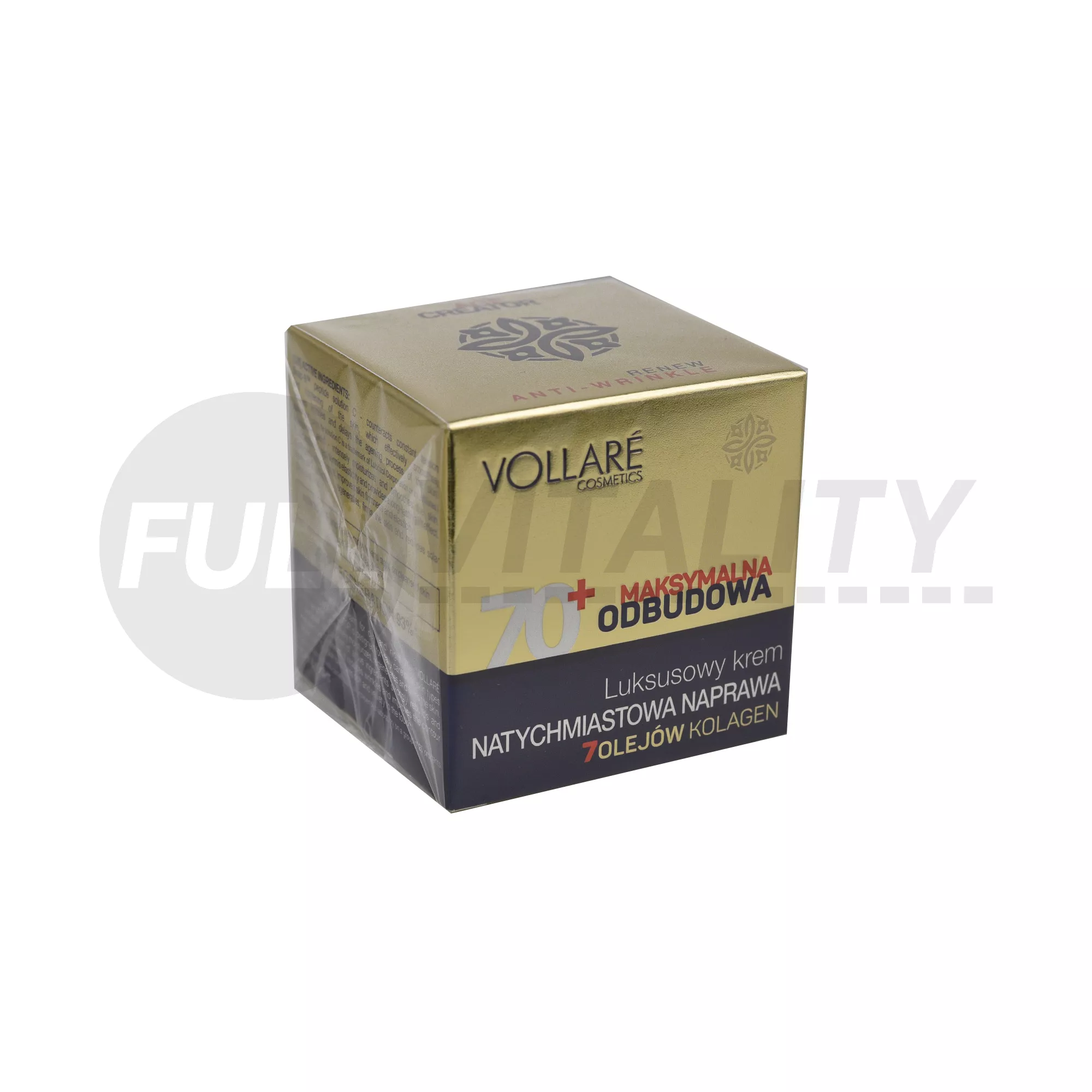 VOLLARÉ AGE CREATOR 70+ KOLLAGÉNES ARGÁN OLAJOS HYALURONSAVAS NÖVÉNYI BOTOXOS RÁNCTALANÍTÓ 50ML