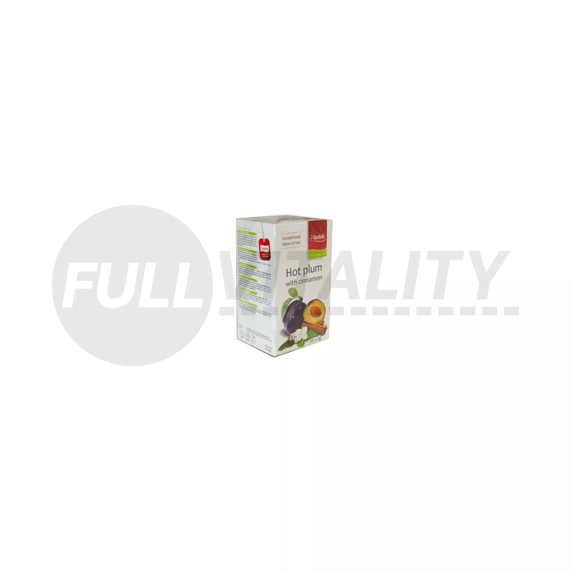 APOTHEKE TEA FORRÓ SZILVA FAHÉJJAL  20DB