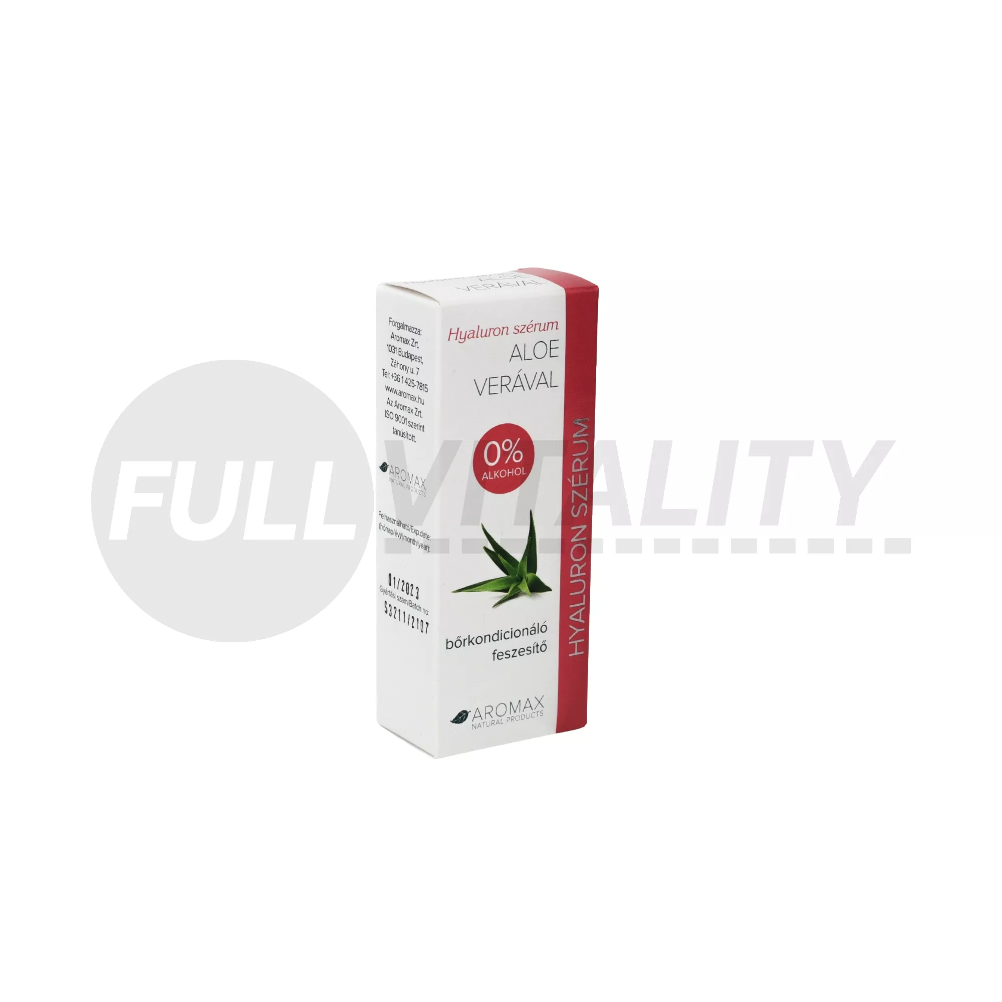 AROMAX HYALURON SZÉRUM ALOE VERÁVAL 20ML