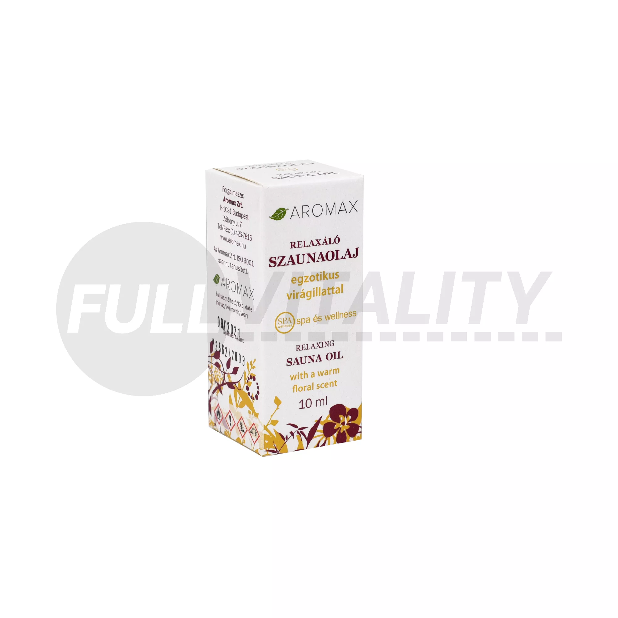 AROMAX SZAUNAOLAJ RELAXÁLÓ 10ML
